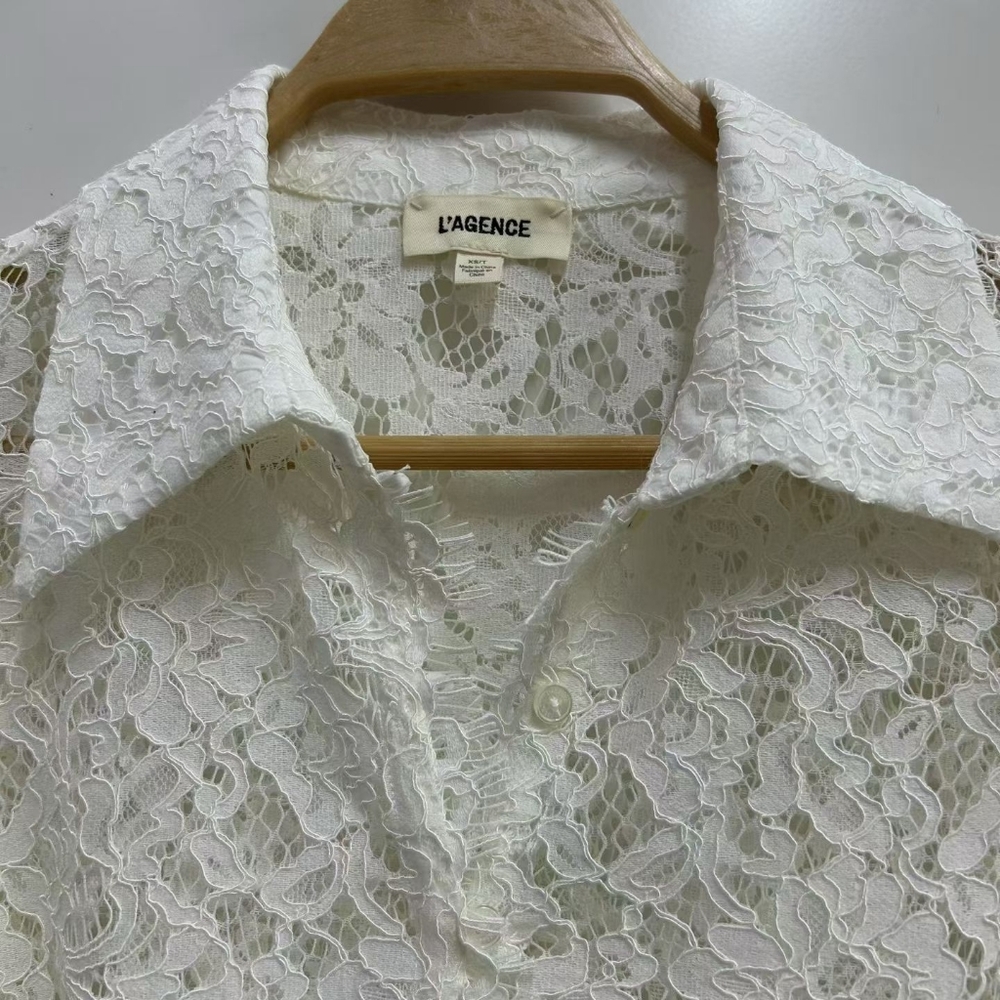 L'Agence Anita Lace Blouse - Picture 6 of 8